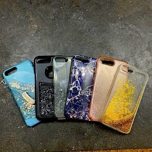 Lot of iPhone 8 Plus cases 5 cases total